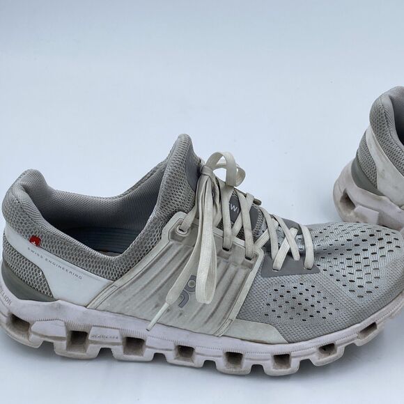 On Cloud Cloudswift Low Top Running Sneakers Women Sz W8.5 Gray Helion Cloudtec - Picture 4 of 16